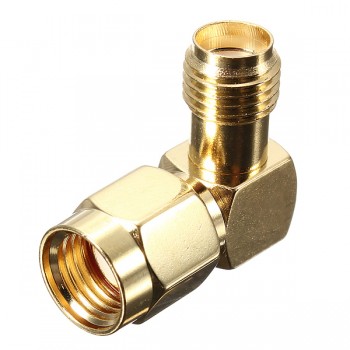 #8 - RP-SMA Male Plug to SMA Female Jack Right Angle